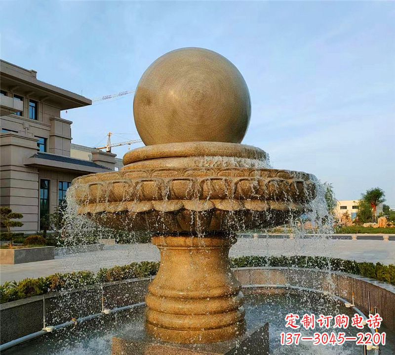 佛山小区石喷泉雕塑