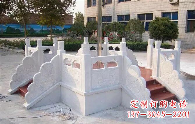佛山校园汉白玉升旗台