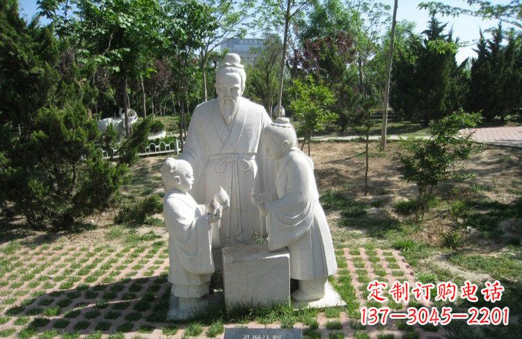 佛山校园孔融让梨石雕