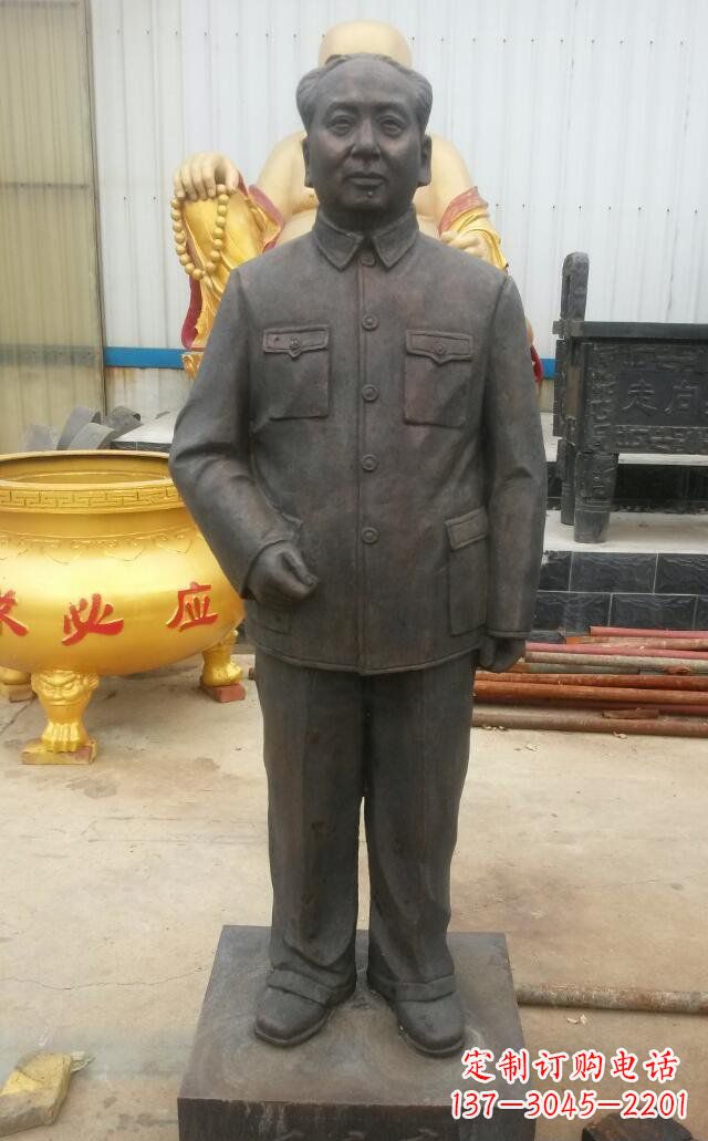 佛山校园毛主席伟人铜雕