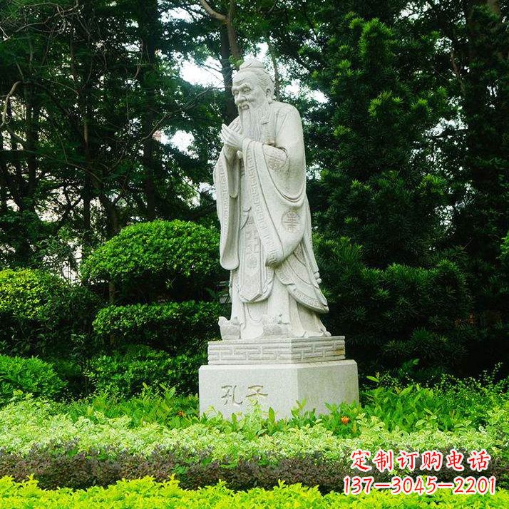 佛山学校名人铜像雕塑 孔子铜像雕塑