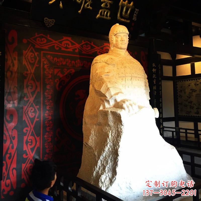 佛山英雄盖世楚霸王石雕像