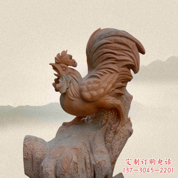 佛山酉鸡景观石雕