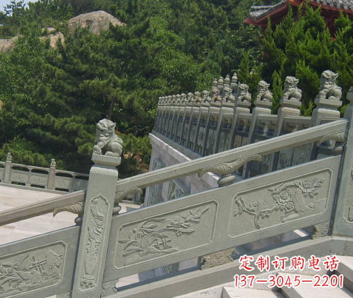 佛山园林仿古石栏板景观石雕 (4)