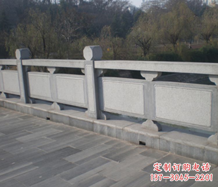 佛山园林仿古石栏板景观石雕 (7)