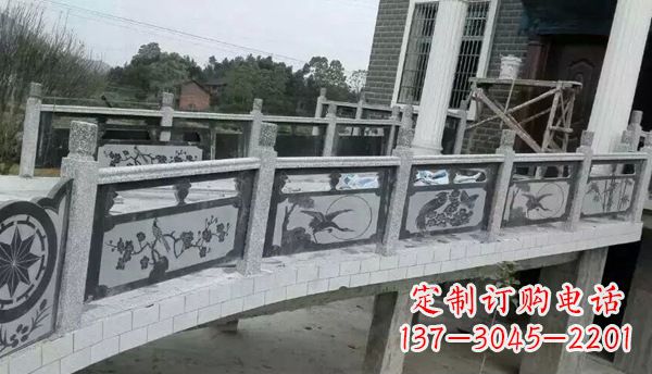 佛山园林仿古石栏板景观石雕 (10)