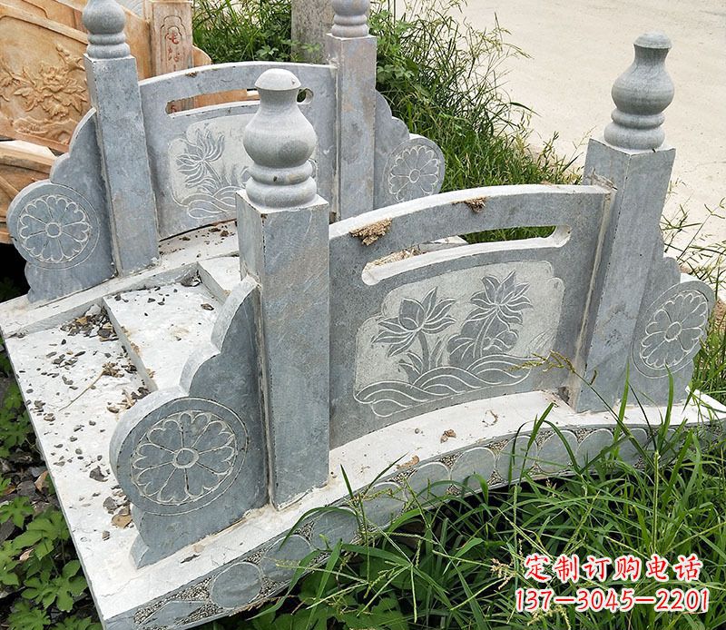 佛山园林仿古石栏板景观石雕_1 (2)