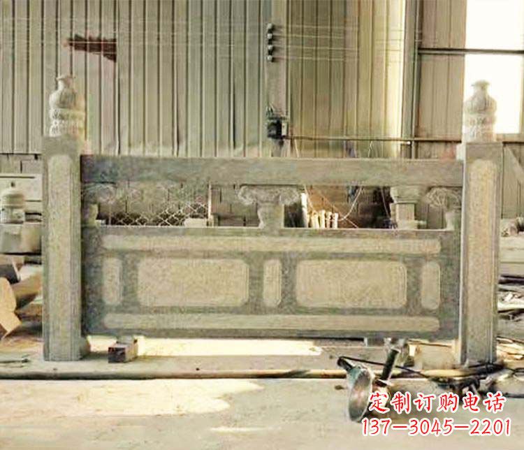 佛山园林仿古石栏板景观石雕