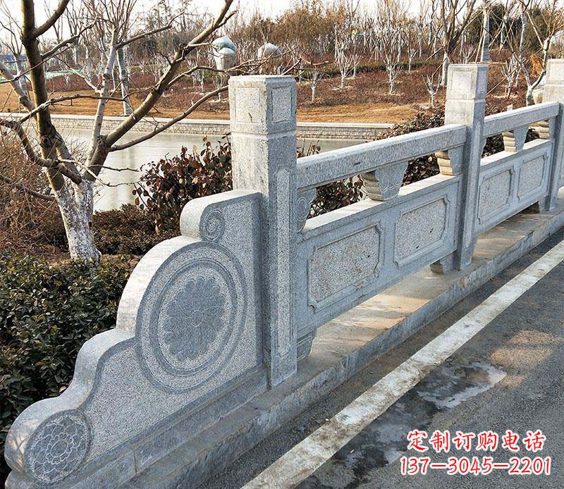 佛山园林仿古石栏板景观石雕_1