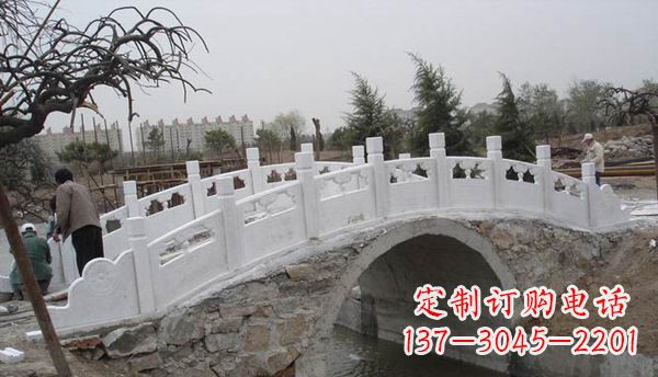 佛山园林汉白玉大桥栏板景观石雕
