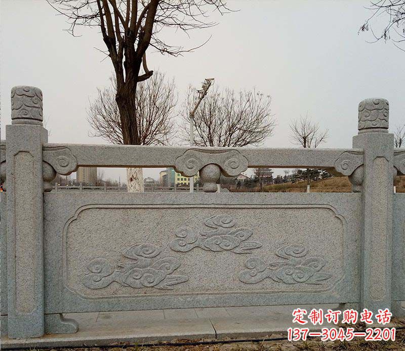 佛山园林护城河石栏板景观石雕