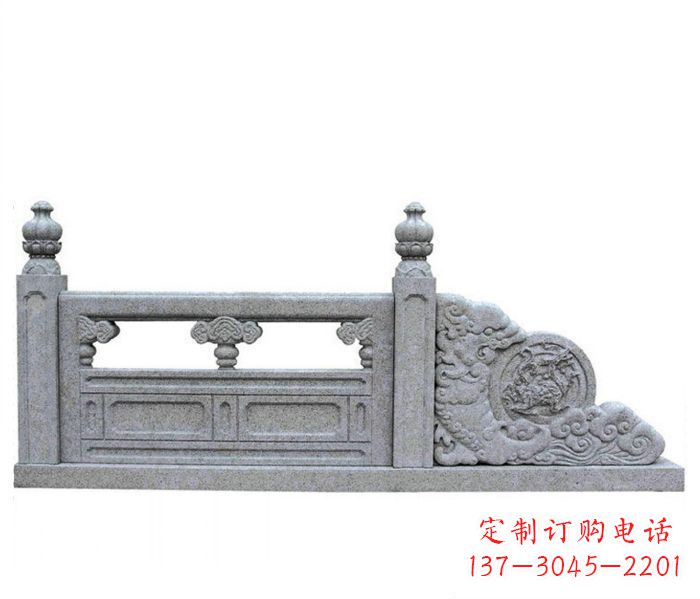 佛山园林景观大理石栏板雕塑 (2)