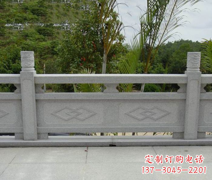 佛山园林景观大理石栏板雕塑 (3)
