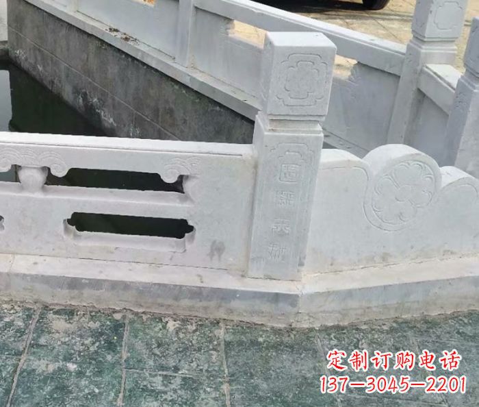 佛山园林景观大理石栏板雕塑 (7)