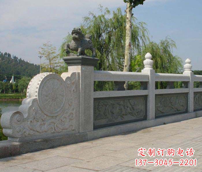 佛山园林景观大理石栏板雕塑