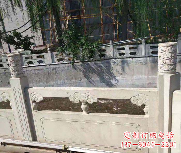 佛山园林景观大理石栏板石雕 (6)