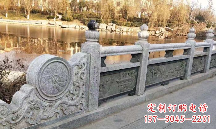 佛山园林景观大理石栏板石雕 (10)