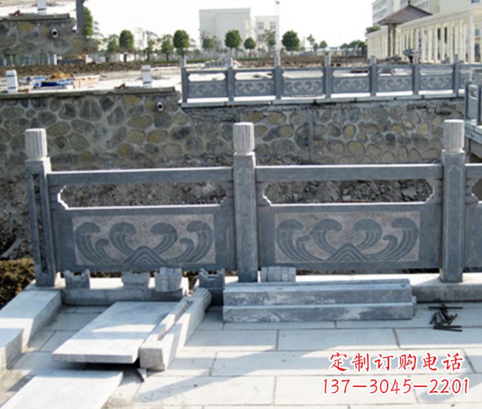 佛山园林景观大理石栏板石雕 (11)