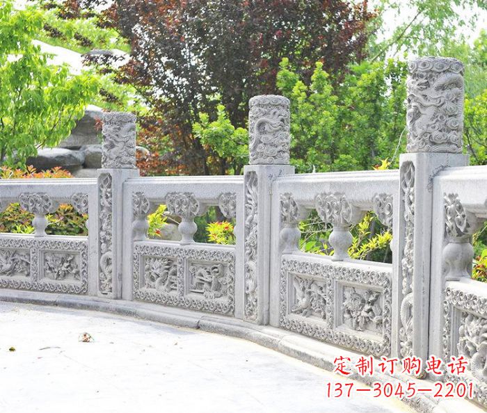 佛山园林景观大理石栏板石雕 (9)