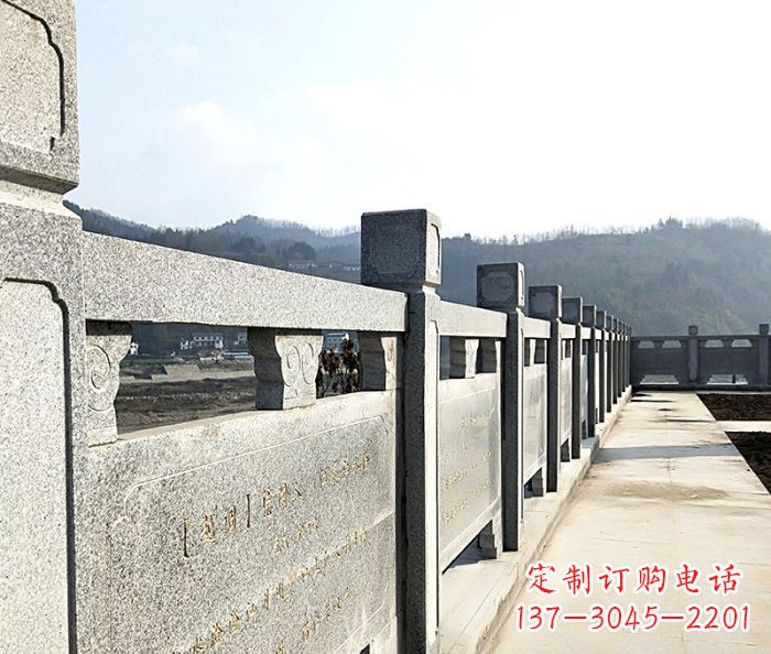 佛山园林景观大理石栏板石雕 (14)