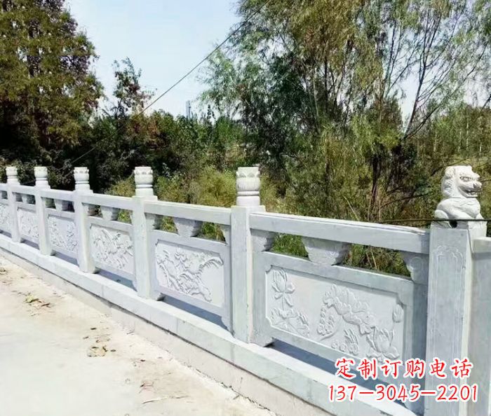 佛山园林景观大理石栏板石雕_1