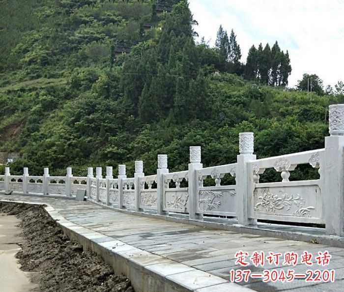 佛山园林景观大理石栏板石雕_2