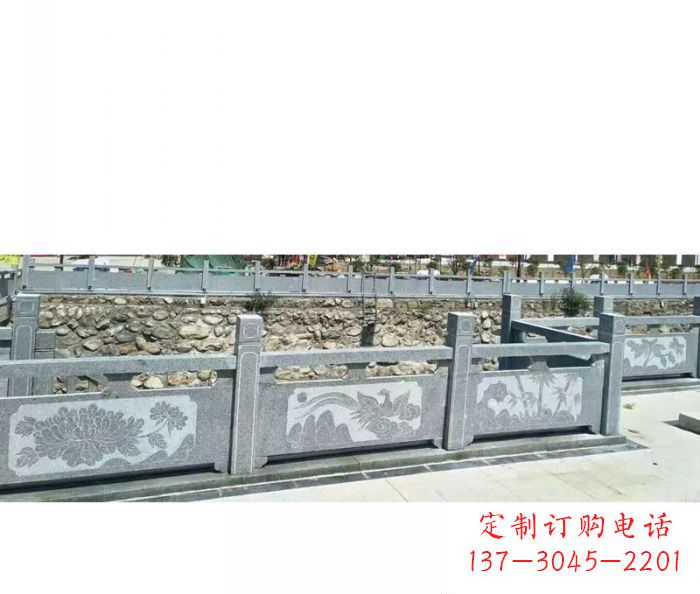 佛山园林景观仿古石雕栏板 (5)