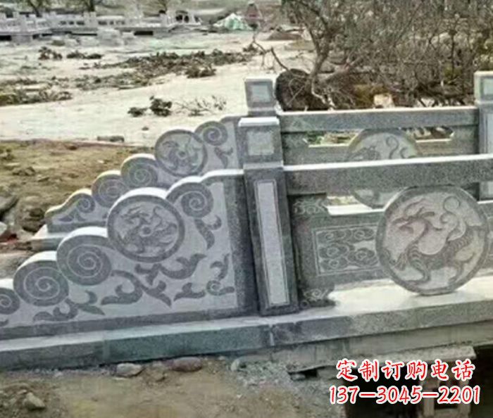 佛山园林景观仿古石雕栏板 (10)