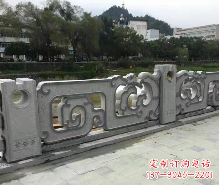 佛山园林景观仿古石雕栏板_1