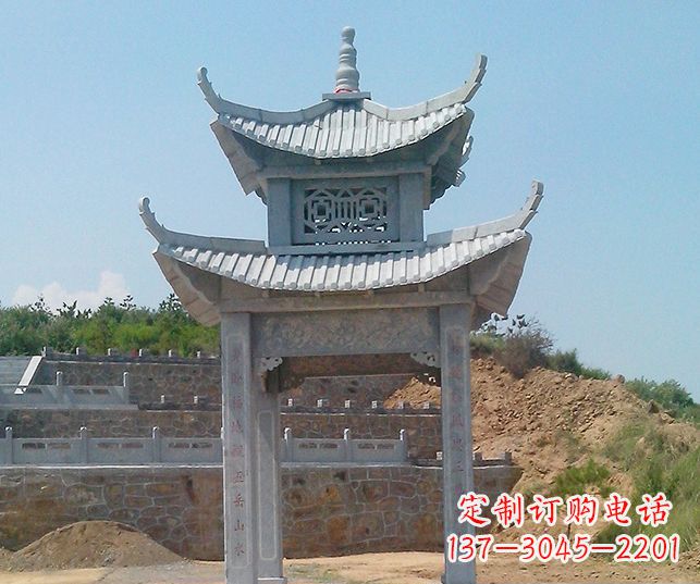 佛山园林景观仿古石雕凉亭
