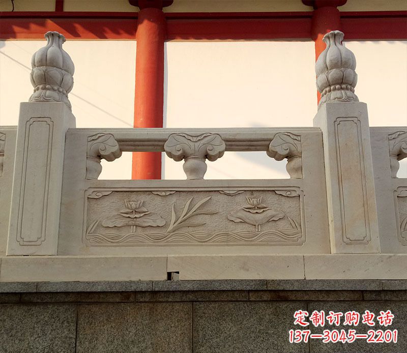 佛山园林石浮雕栏板景观石雕 (2)