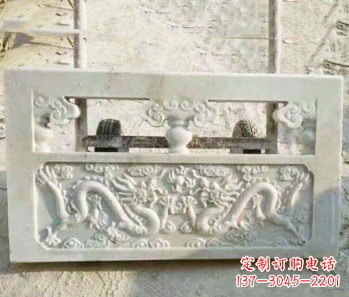 佛山园林石浮雕栏板景观石雕