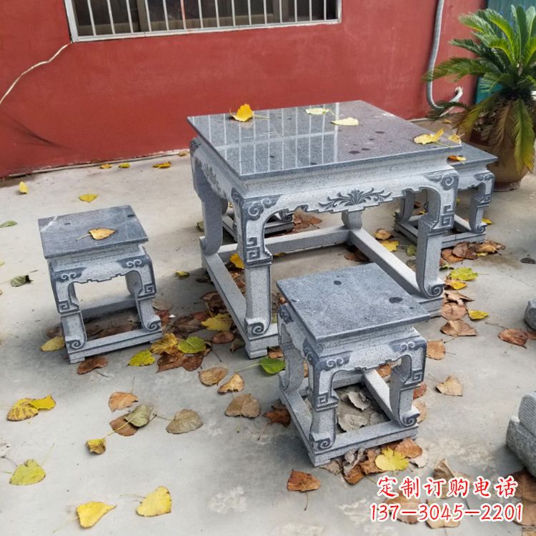 佛山园林石桌凳