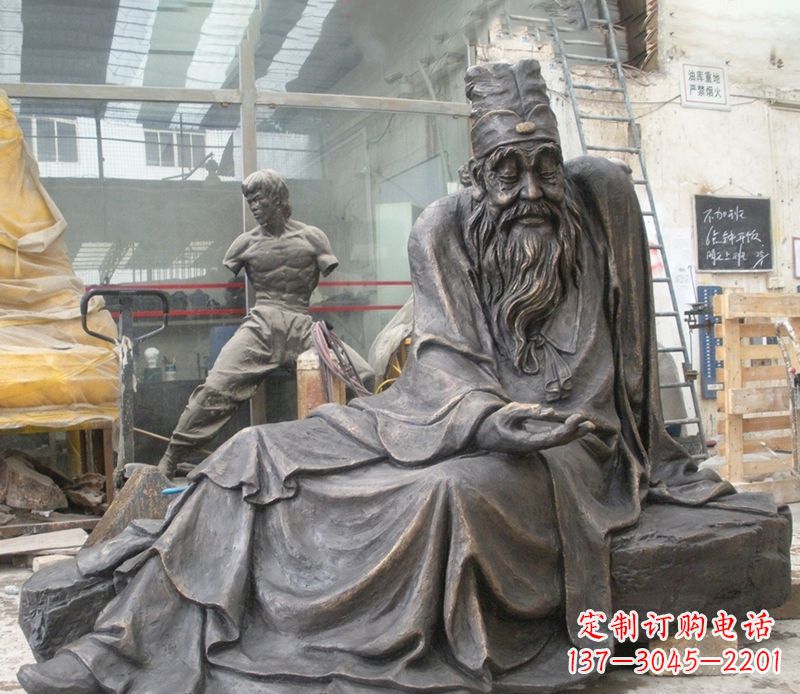 佛山张仲景铜雕