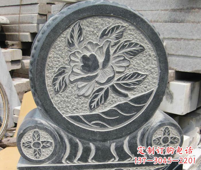佛山招财抱鼓石仿古石门墩