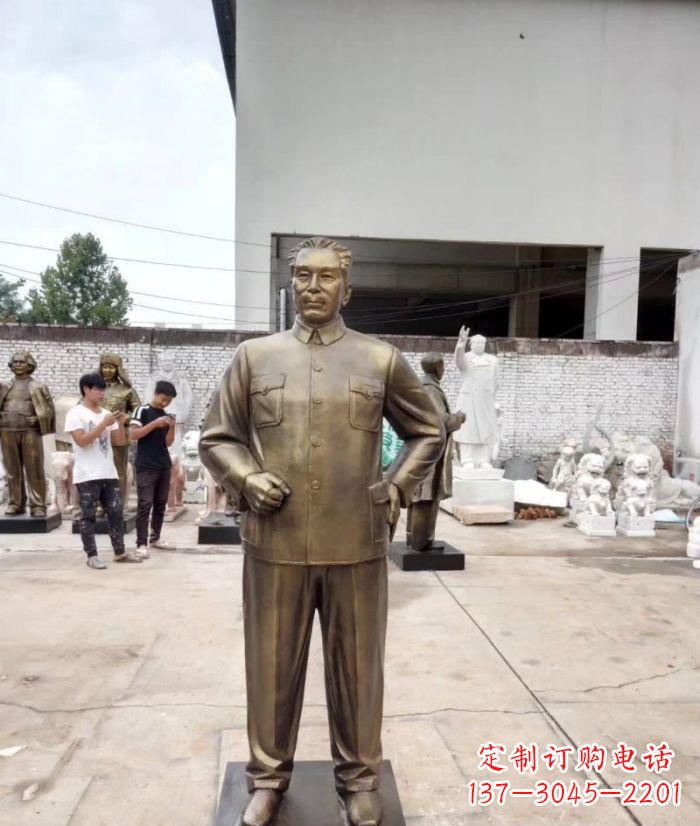 佛山周恩来铜雕 (3)