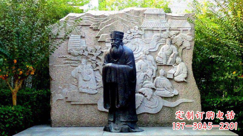 佛山朱熹古代名人铜雕_2