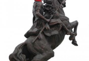 佛山战士与马 铸铜雕塑