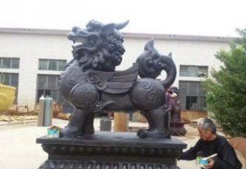 佛山招财神兽貔貅铜雕 