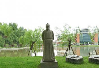 佛山中国古代杰出的法医学家石雕宋慈雕塑像