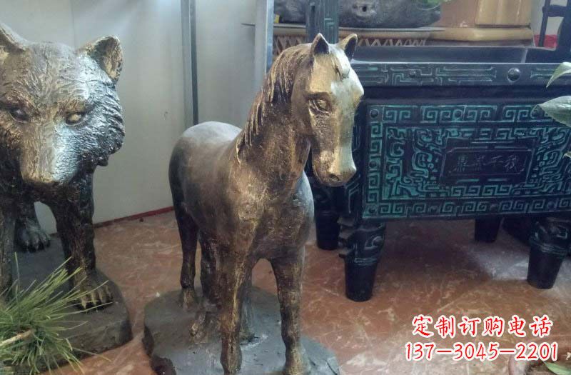 佛山铸铜马雕塑222