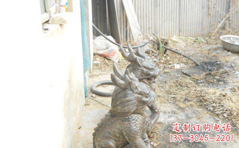 佛山铸铜麒麟古代神兽铜雕