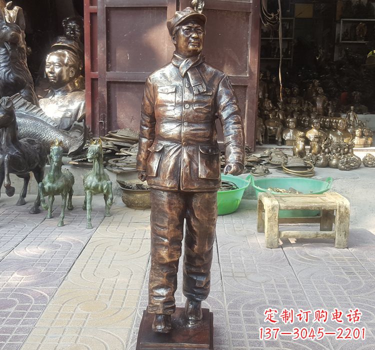 佛山铸铜青年时期毛主席