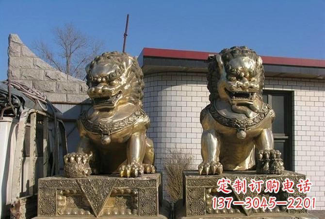 佛山铸铜狮子雕塑