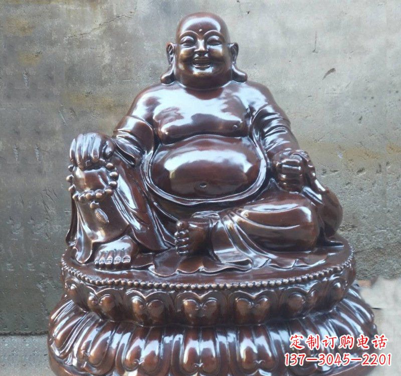 佛山宗教庙宇弥勒佛铜雕