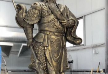 佛山铸铜关公雕塑