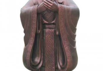 佛山紫铜孔子像